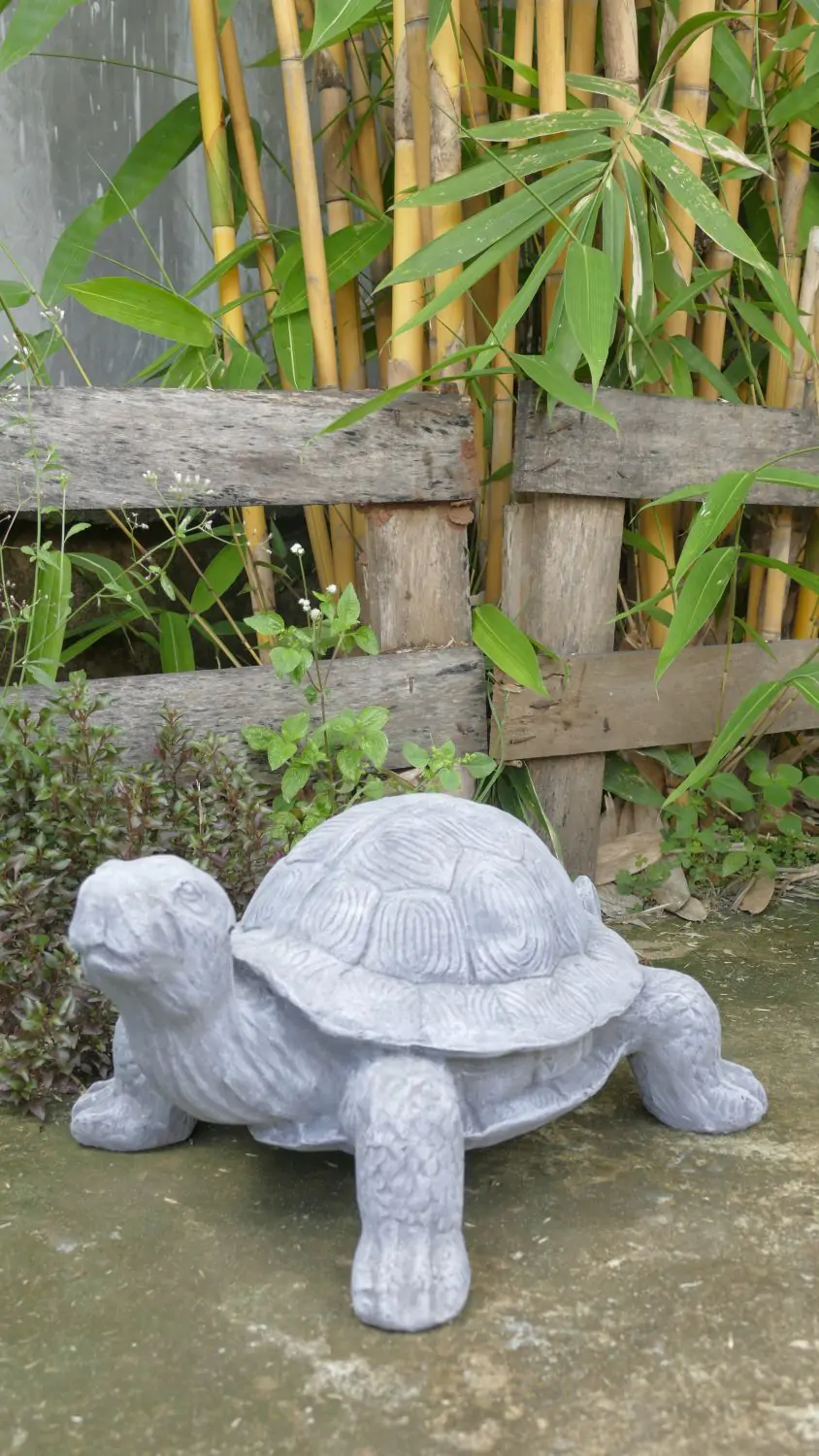  Product image 1 of the product “Small Turtle, 48.5 cm Length | cast stone ”